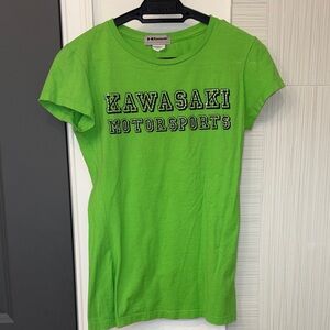 KAWASAKI Motorsports Green Diamanté T-Shirt + 2 FREE KAWA SHIRTS